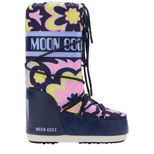 Moon Boot Icon Snow Boots Lilac/Cyber Lime | Grønn | 27-30 EU