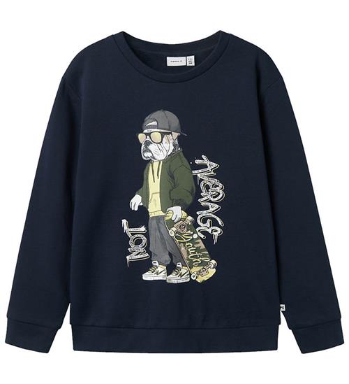 Name It Sweatshirt - NkmTehogo - Navy Blazer m. Print