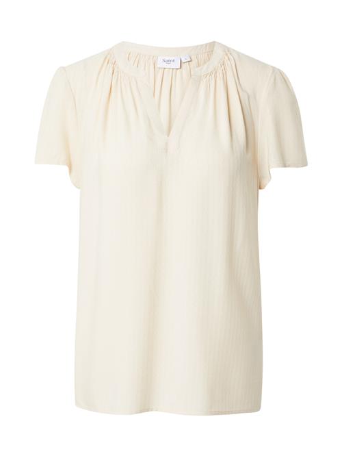 SAINT TROPEZ Bluse 'Britta'  naturhvid