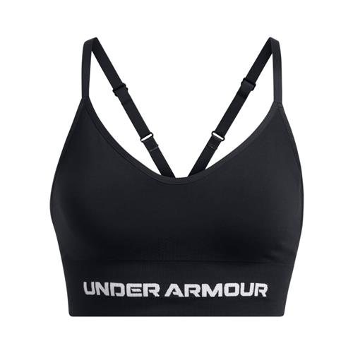 UNDER ARMOUR Sports-BH 'Vanish Seamless'  sort / hvid