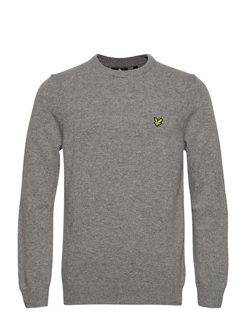 Crew Neck Lambswool Blend Jumper Lyle & Scott Grey