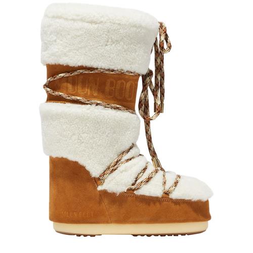 Moon Boot Ikon Sne Støvler Whiskey/Off White | Beige | 35-38 EU