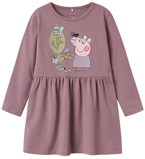 Name It Kjole - Noos - NmfDyffi Peppa - Elderberry m. Print