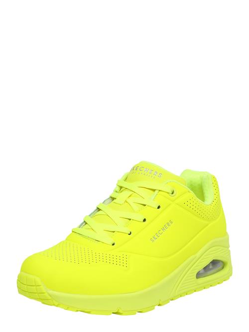 SKECHERS Sneaker low 'Uno - Night Shades'  neongul