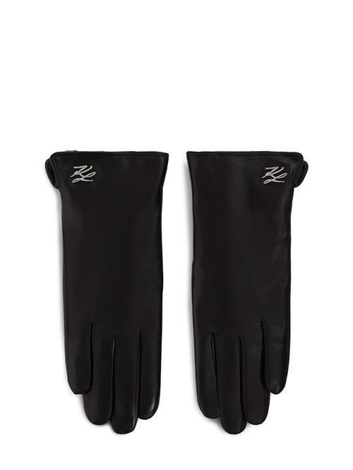 Karl Lagerfeld Fingerhandsker 'AUTOGRAPH '  sort