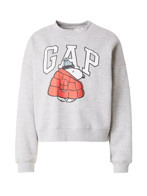 GAP Sweatshirt  grå-meleret / rød / sort / hvid