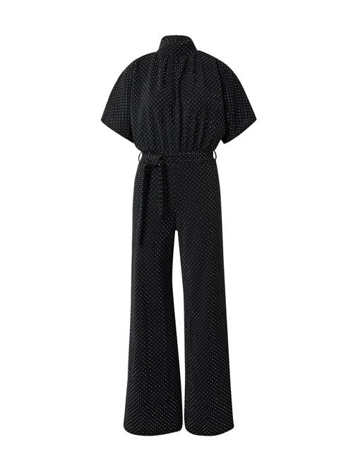 SISTERS POINT Jumpsuit 'GIRL-JU8'  sort / sølv