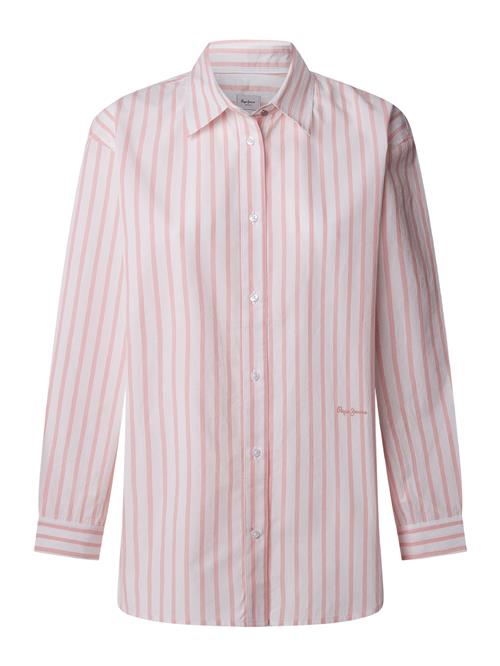 Se Pepe Jeans Bluse 'ARTEMISA'  pitaya / hvid ved About You