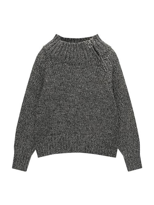 Pull&Bear Pullover  ecru / sort