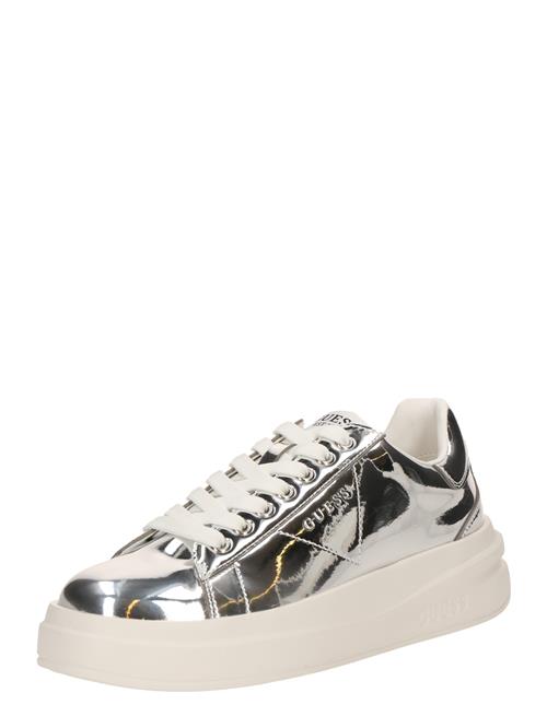 Se GUESS Sneaker low 'Elbina'  sølv ved About You