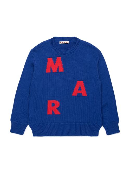 Marni Pullover  koboltblåt / rød