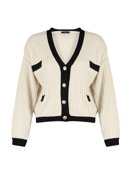 Trendyol Cardigan  ecru / sort