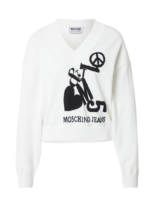 Se Moschino Jeans Pullover  sort / hvid ved About You