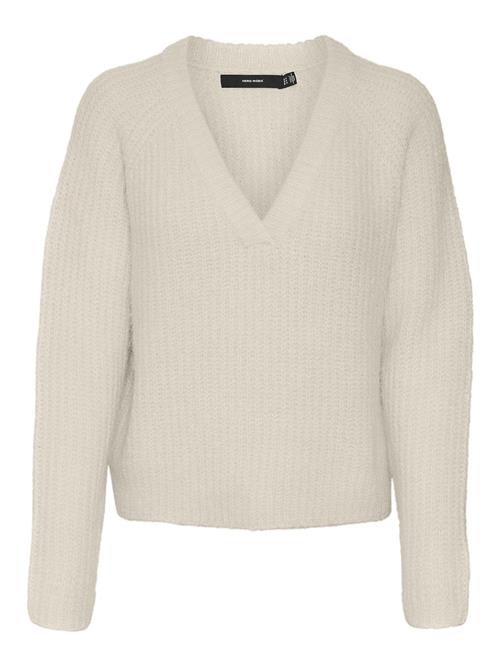 VERO MODA Pullover 'AWSOME'  ecru