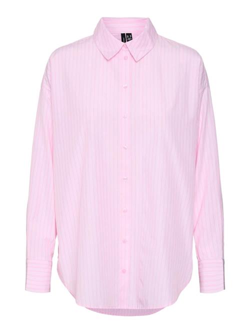 VERO MODA Bluse 'VMFanni'  lyserød / hvid