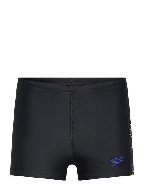 Speedo Boys Plastisol Placement Aquashort Speedo Black