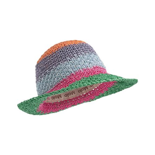 Se Molo Stribet Straw Hat Magic Fade | Blå | 7-12 years ved Babyshop
