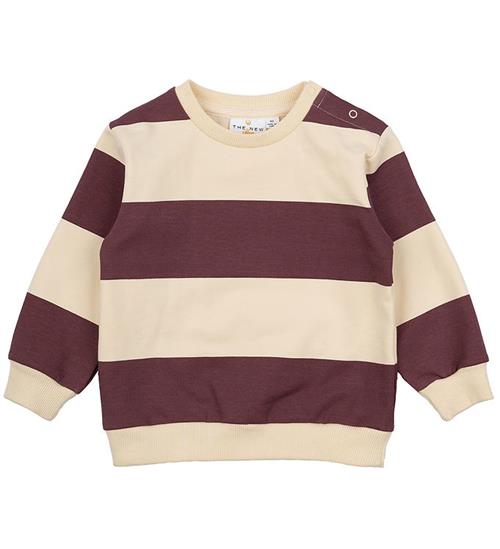 Se The New Siblings Sweatshirt - TnsMiran - Crushed Berry Striped ved KidsWorld