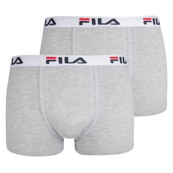 FILA 2P Urban Boxers Grå bomuld Large Herre