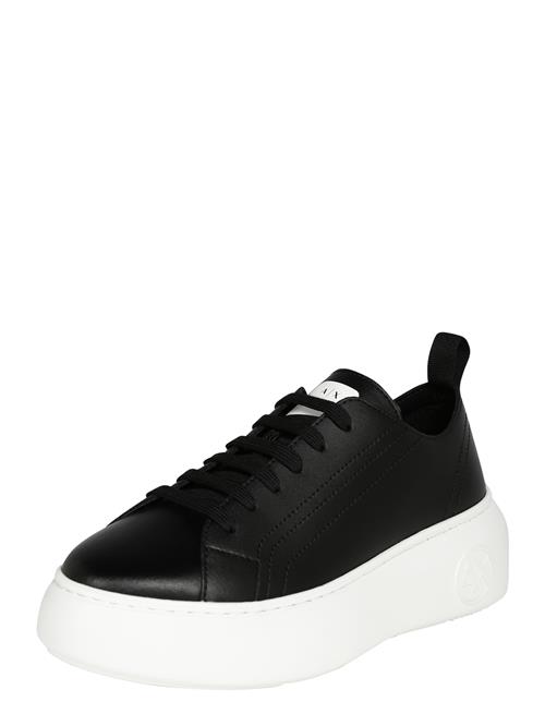 ARMANI EXCHANGE Sneaker low  sort / hvid