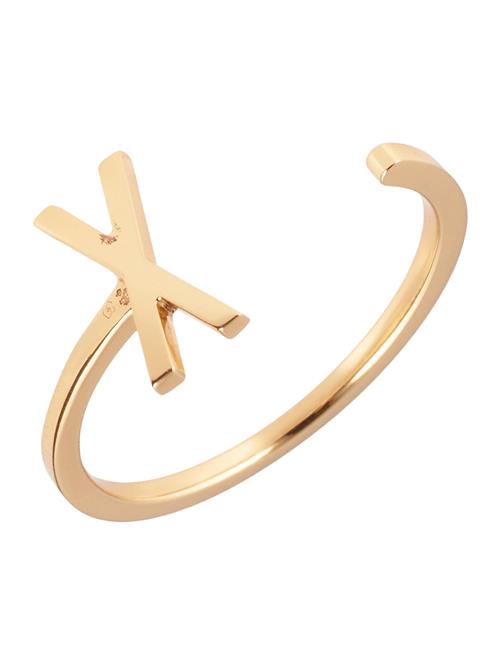 Design Letters Ring  guld