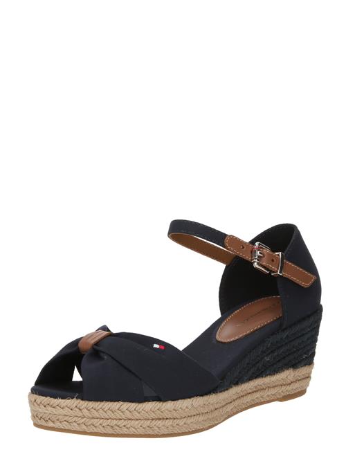 TOMMY HILFIGER Sandaler 'Elba'  navy / brun