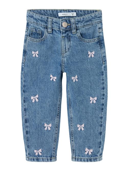 NAME IT Jeans 'NMFBella'  blue denim / lilla