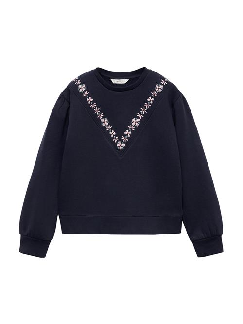 Se MANGO KIDS Sweatshirt 'JARDIN'  navy / turkis / pastelpink / rød ved About You