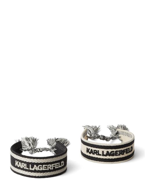 Karl Lagerfeld Armbånd  sort / hvid