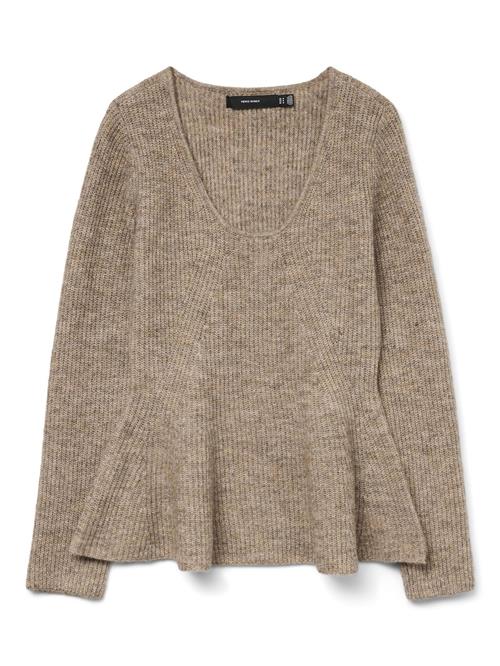 VERO MODA Pullover 'DESMA'  brun-meleret