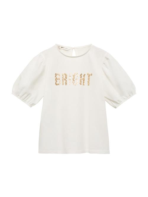 Se MANGO KIDS Bluser & t-shirts 'VIRGO'  guld / offwhite ved About You