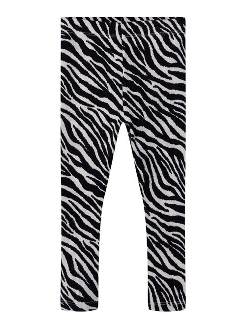 NAME IT Leggings  sort / hvid