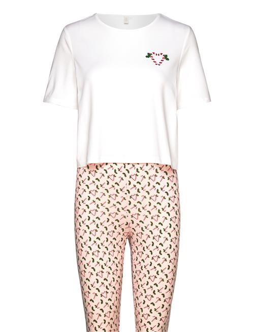 ONLY Onlliga X-Mas Nightwear Set ONLY White