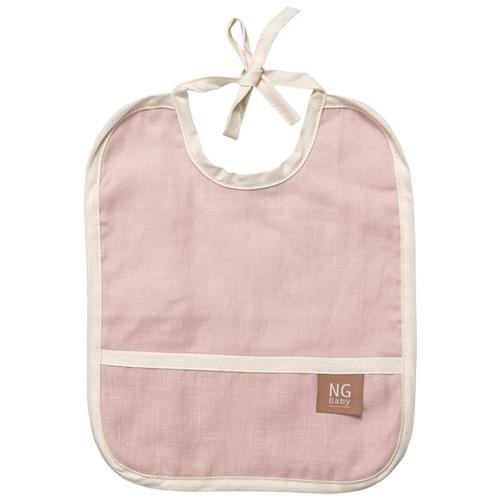 NG Baby Bib Linen Rose | Lyserød | 0