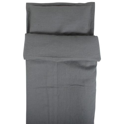 NG Baby Sengesæt Linned Vugge/Spædbarnsseng Petrol Green One Size      Unisex