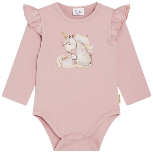 Hust&Claire GOTS Bri Babybody Dusty Rose | Lyserød | 86 cm