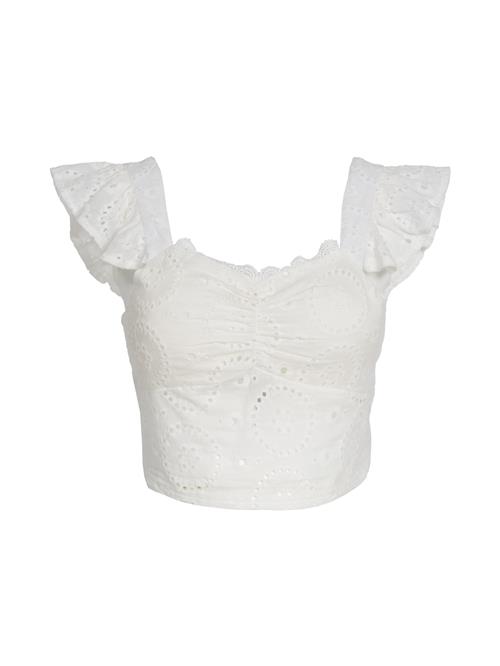 Influencer Bluse 'Sangallo'  offwhite