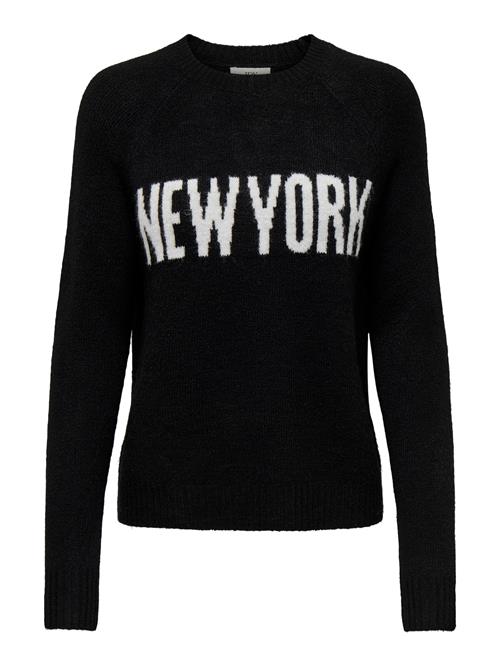 Se JDY Pullover 'JDYCITY'  sort / hvid ved About You