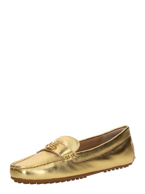 Se Lauren Ralph Lauren Slipper 'BARNSBURY-FLATS-DRIVER'  guld ved About You