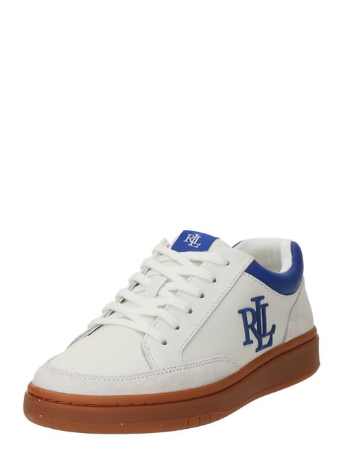 Se Lauren Ralph Lauren Sneaker low 'HAILEY'  mørkeblå / hvid ved About You