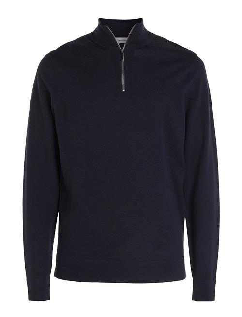 Merino Rws Quarter Zip Calvin Klein Navy