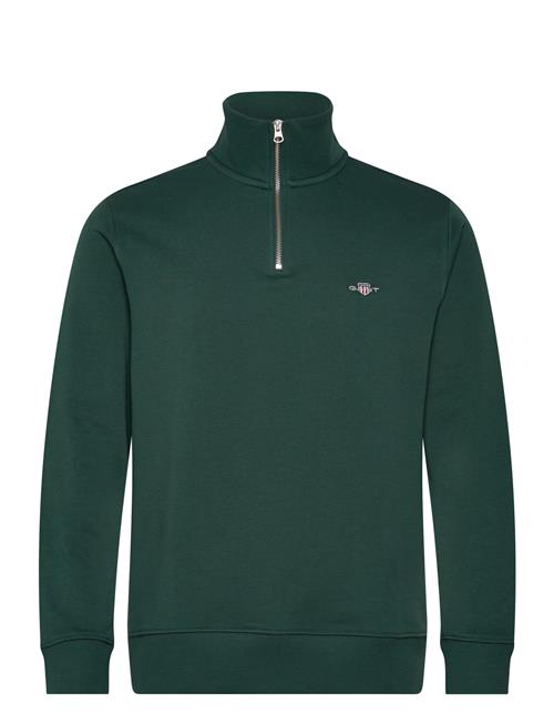 GANT Reg Shield Half Zip Sweat GANT Green