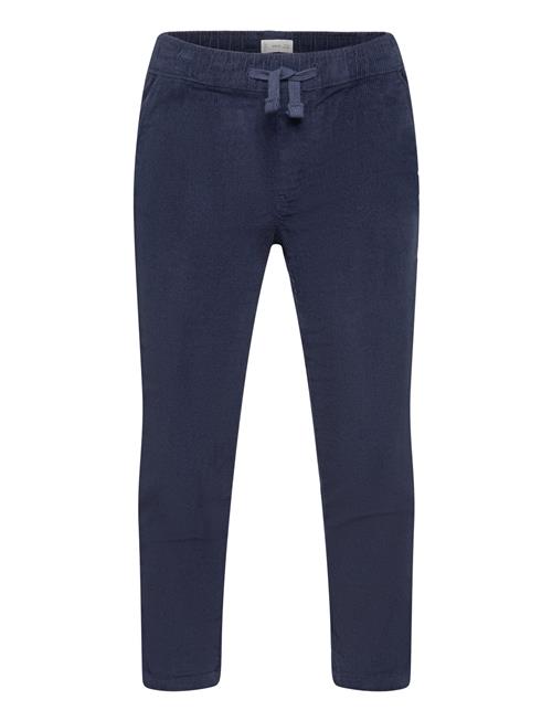 Mango Corduroy Jogger Trousers Mango Navy