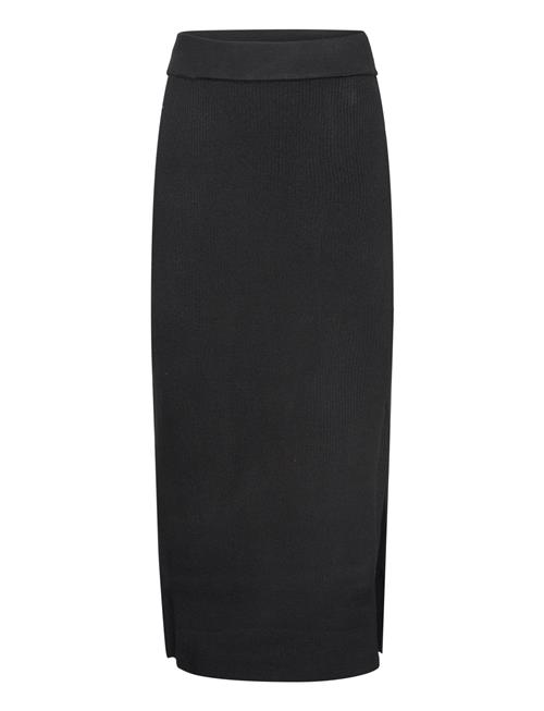 Elise Knit Skirt Grunt Black