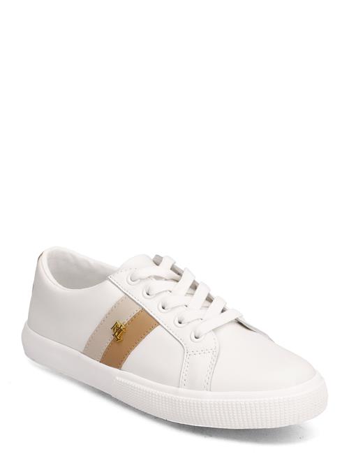 Lauren Ralph Lauren Janson Ii Leather Sneaker Lauren Ralph Lauren White