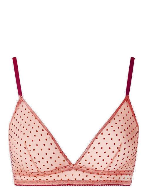 Understatement Underwear Mesh Triangle Bralette Understatement Underwear Burgundy