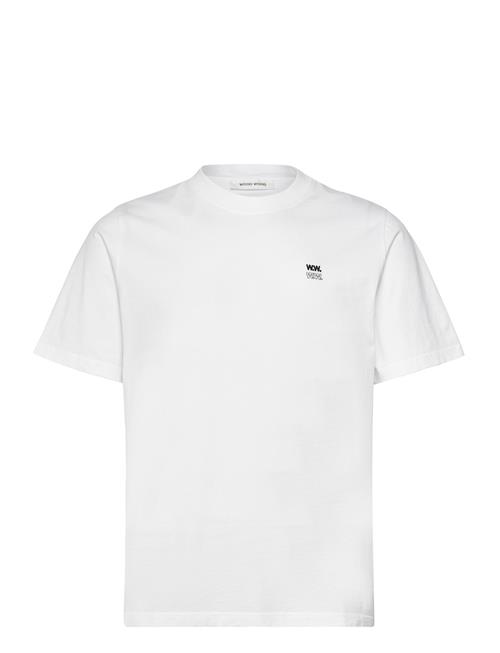 Bobby Double Logo T-Shirt WOOD WOOD White