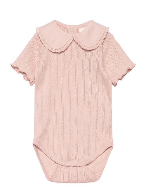 Body Ss Pointelle En Fant Pink