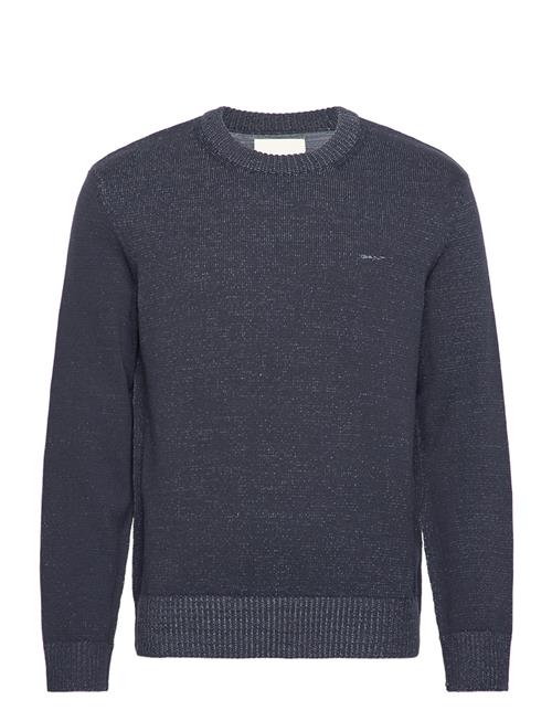 GANT Plated Two T D Cotton C-Neck GANT Navy