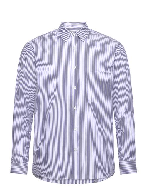 Organic Cotton Poplin Sune Shirt Mads Nørgaard Blue